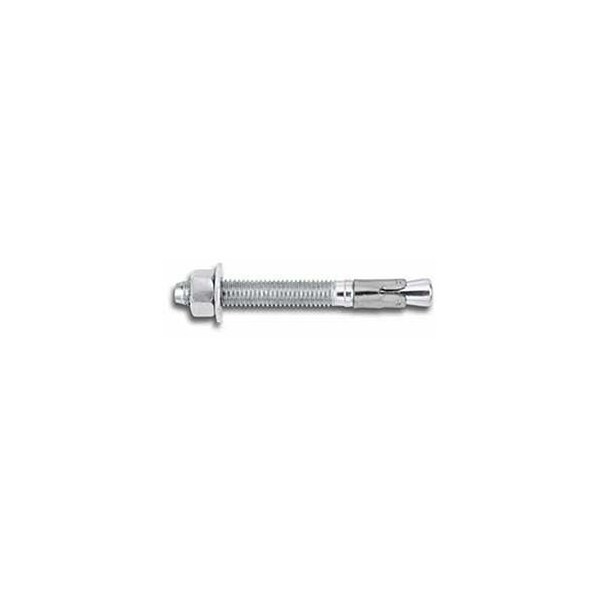 Powers Fasteners Power-Stud+ SD1 Wedge Anchor, 5/8" Dia., 4-1/2" L, Carbon Steel Zinc Plated, 25 PK 7432SD1-PWR - main
